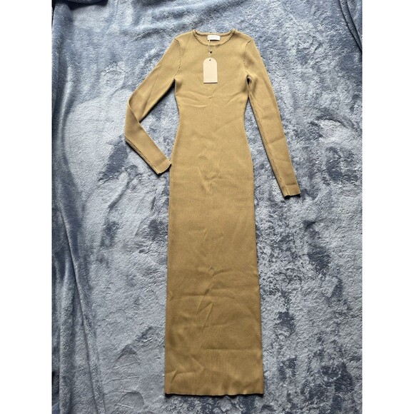 Meshki dress Elegant Brown Size L - Picture 3 of 10